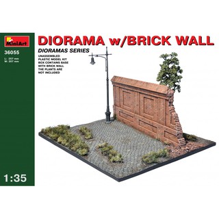 MiniArt 1/35 MI36055 DIORAMA w/BRICK WALL