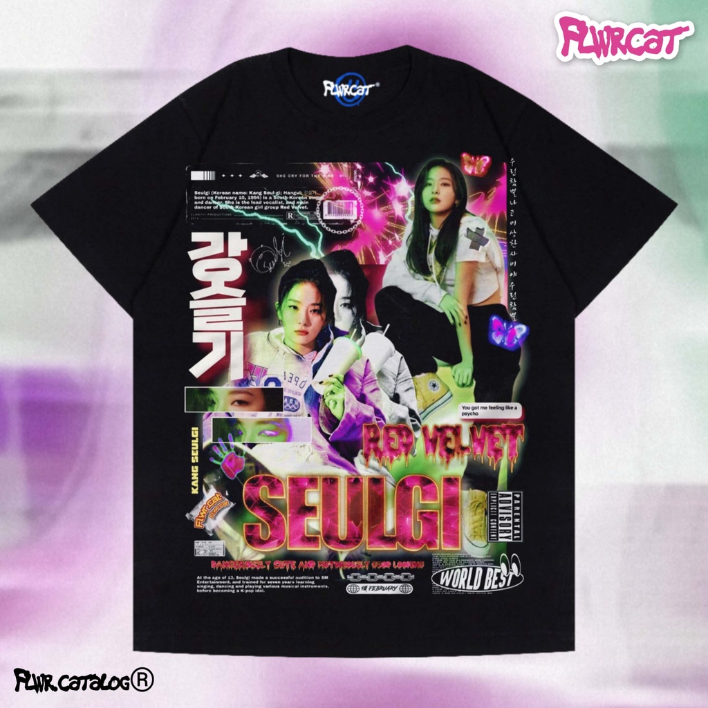 RED VELVET / SEULGI TEE / FLWRCAT