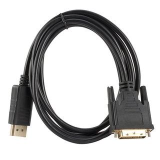 🔥Dp To Dvi 24 + 1 . 8🔥 เมตรอะแดปเตอร์สายเคเบิ้ล เมตรDisplayPort DP to DVI สายเคเบิลชายชาย Display Port to DVI การเชื่อมต่ออะแดปเตอร์