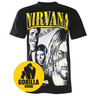 Gorilladumb เสื้อยืดลายวงดนตรี เนอร์วานา The Nirvana Kurt Cobain