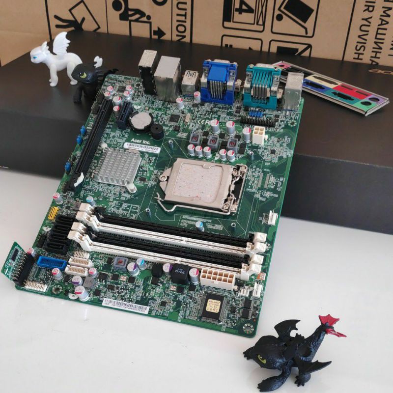 เมนบอร์ด 1150 Mainboard ACER Veriton X4630G B85D01-6KS3H DDR3 + ซิงค์ + ตัวแปลง PSU •`