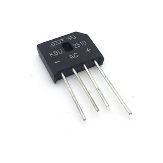 A018 Diode KBU2510 25A 1000V 4-Pin Bridge Rectifier  ไดโอด บริดจ์  KBU2510 ทนกระแส 25A ทนแรงดัน 1000V