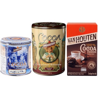 Van Houten Cocoa Powder 100% แวน ฮูเต็น โกโก้ผง โกโก้แท้ แวนฮูเต็น VanHouten