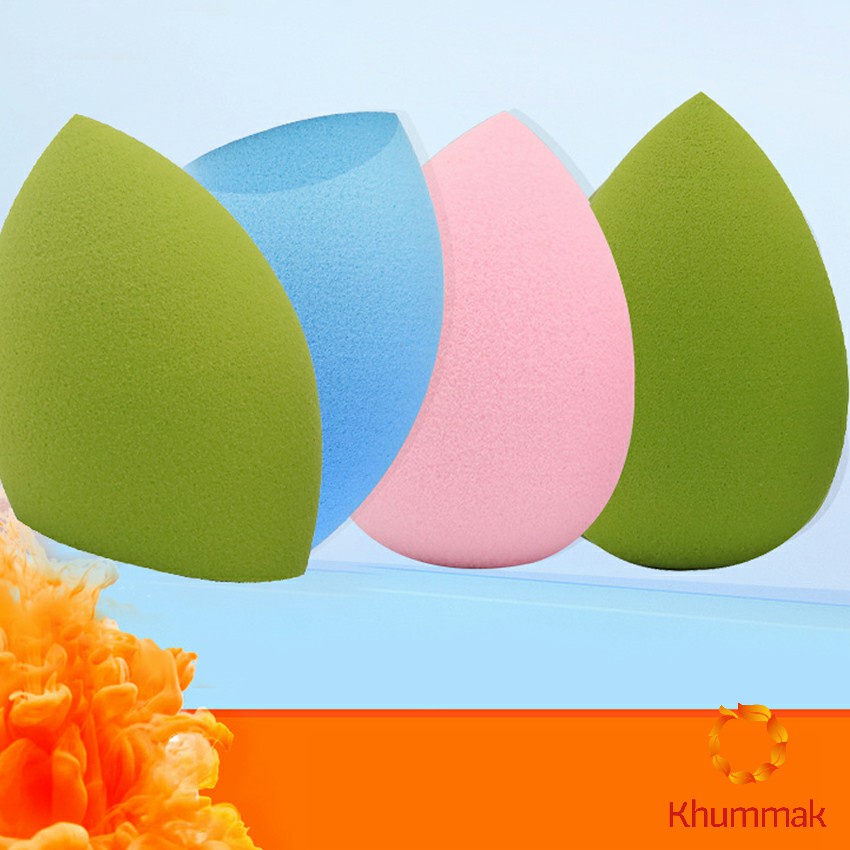 Khummak เปียกและแห้ง ฟองน้ำแต่งหน้า แป้งพัฟ Sponge beauty egg - รูปที่ 5