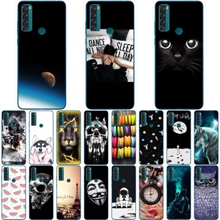 Tcl 20 SE เคสแฟชั่น ซิลิโคน TPU นิ่ม น่ารัก เคสหลัง