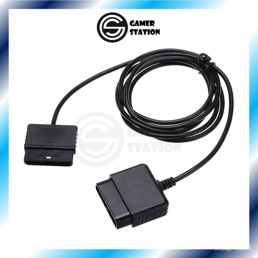1iPm PS2 Controller Extension Cable PlayStation 2 PS1 1.8m Controller