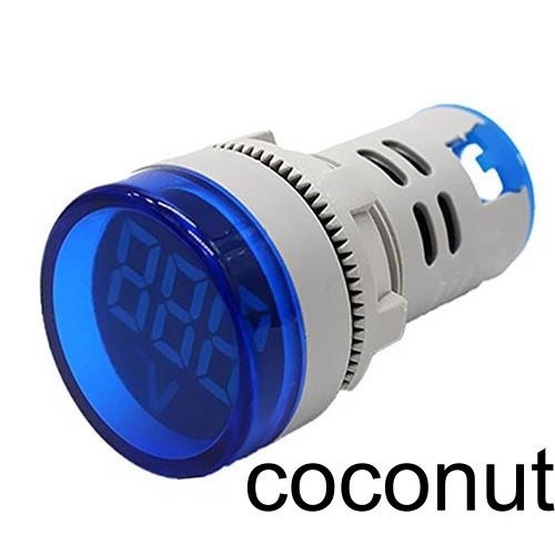 [Coco] Voltage Meter Signal Light DC Voltage Gauge Plastic Voltmeter for Boat Printer Machine