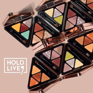 Hold Live Pro Eyeshadow 6g. อายแชโดว์ ตลับสามเหลี่ยม สุดฮิต มี 4 เฉดสีในหนึ่งตลับ แพคเกจหรูหรา ขนาดกะทัดรัดค่ะ