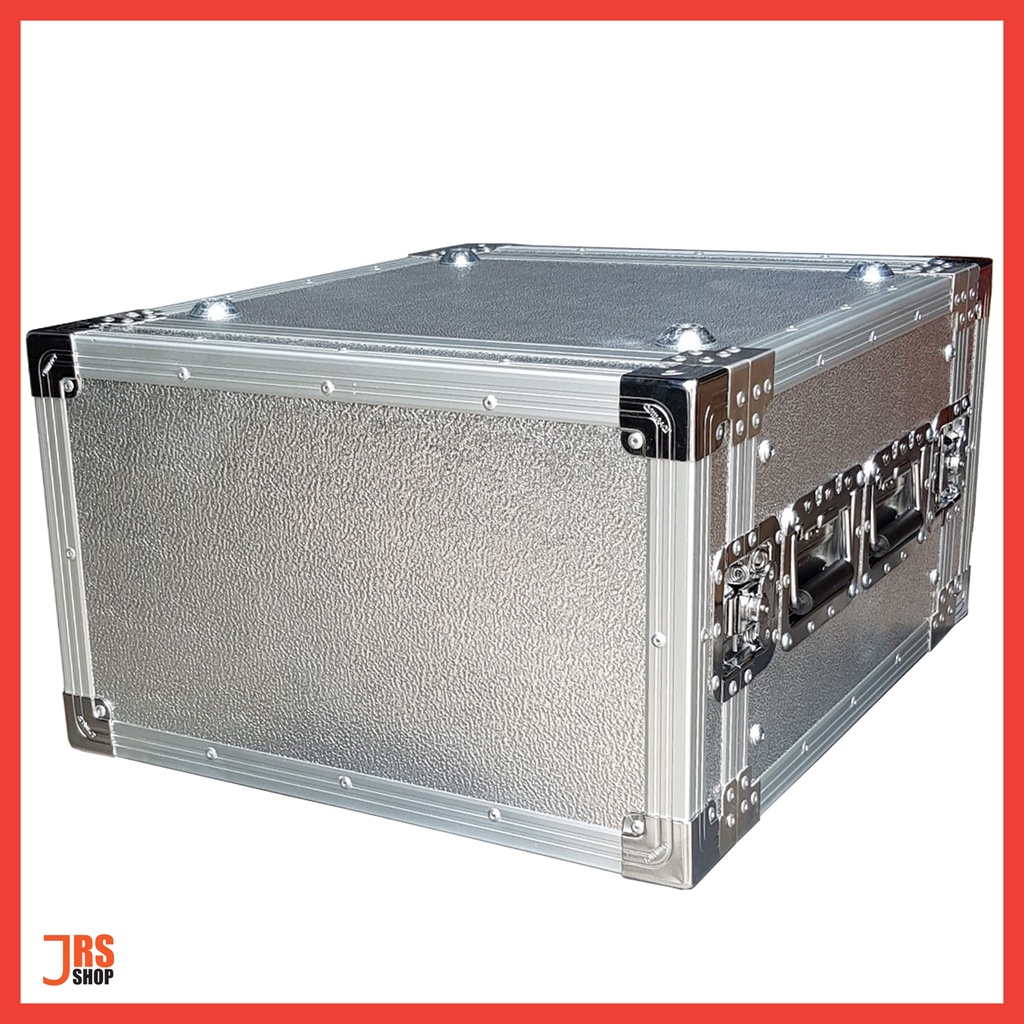 แร็ค ตู้แร็ค Compact Rack 2 ฝาทึบหน้า-หลัง แร็คผิวอลูมิเนียม 2 ฝา Rackเครื่องเสียงขนาด 16-19-21-24นิ