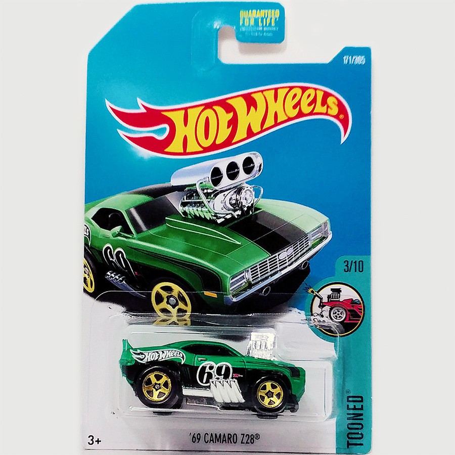 Hot Wheels 69 Camaro Z28 1:64 รถโมเดลสเกล