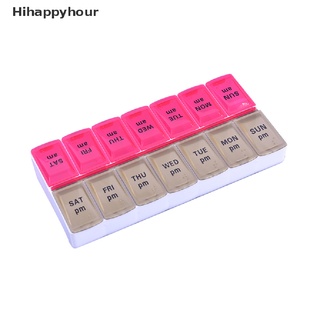 Hihappyhour กล่องยา 7 วัน (Am, Pm) พร้อมยา 14 ชิ้น