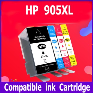 HP 905 หมึก HP905 สีดำ HP 905XL HP 905 XL ตลับหมึกสำหรับ HP 6979 8730 8740 6960 6961 6962 6963