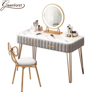 Greenforst โต๊ะเครื่องแป้ง โต๊ะแต่งหน้าสไตล์เจ้าหญิง รุ่น G-2193
