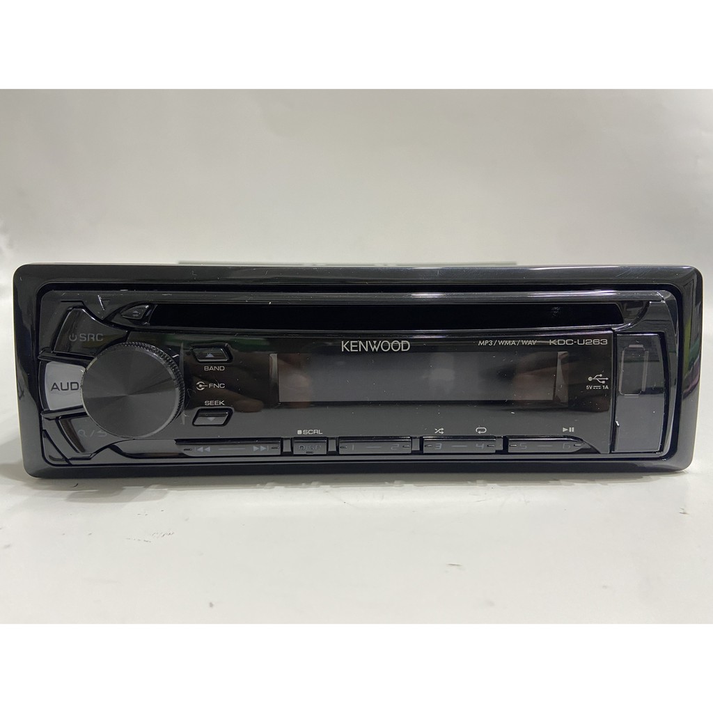 เครื่องเสียงติดรถยนต์ MP3 USB KENWOOD KDC-U263B เล่นแผ่นได้ แบรนชั้นนำจากญี่ปุ่น เครื่องเสียงติดรถยนต์ เล่นแผ่น