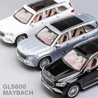 โมเดลเหล็ก 1:24 Mercedes-benz GLS600 มีไฟ มีเสียง [chimei]