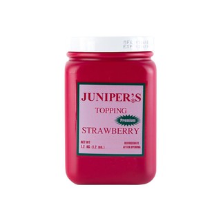 🔥ยอดนิยม!! จูนิเปอร์ ท็อปปิ้ง สตรอว์เบอรี 1.2 กิโลกรัม Juniper Strawberry Topping 1.2 kg