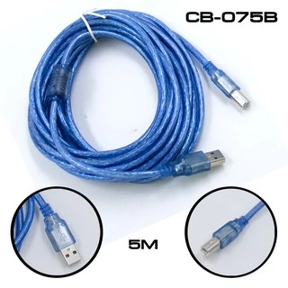 Glink Cable Printer USB 2.0 AM/BM 1.8/3/5/10เมตร สายปริ้นเตอร์,รุ่นCB075B