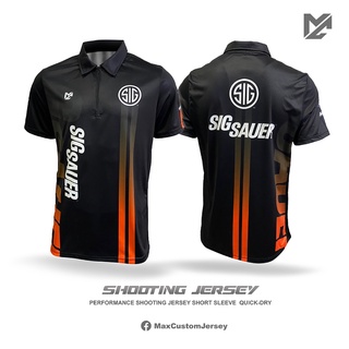 Max Custom Jersey เสื้อยิงปืนแบบใหม่ SIGSAUER