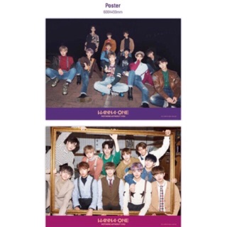 โปสเตอร์ wanna one ของแท้