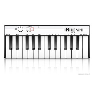 IK Multimedia : iRig Keys MINI (คีย์บอร์ดคอนโทรลเลอร์แบบ USB ไซส์มินิ จำนวน 25 คีย์ )