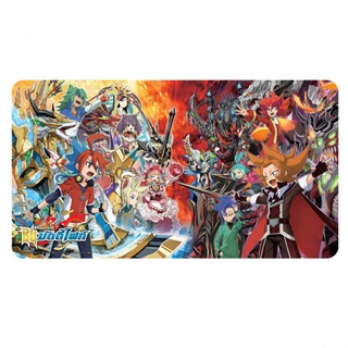 ดูแลการ์ด BuddyFight Rubber Play Mat Vol.04 Yuga &amp; Ranma แผ่นรองเล่น สนามเล่นการ์ดแบบยาง ลายบัดดี้ไฟท์ ยูกะ &amp; รันมะ