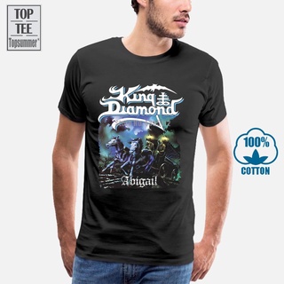 ถูกสุดๆ เสื้อยืดแขนสั้น ผ้าฝ้าย พิมพ์ลาย King Diamond Abigail Mercyful Fate Heavy Metal Accept Son สีดํา TR62