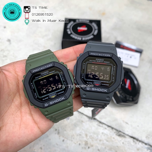 G SHOCK Utility Color Layered Bezel DW-5610SU-3D / DW-5610SU-8D / DW-5610SU-3 / DW-5610SU-8 / DW-561