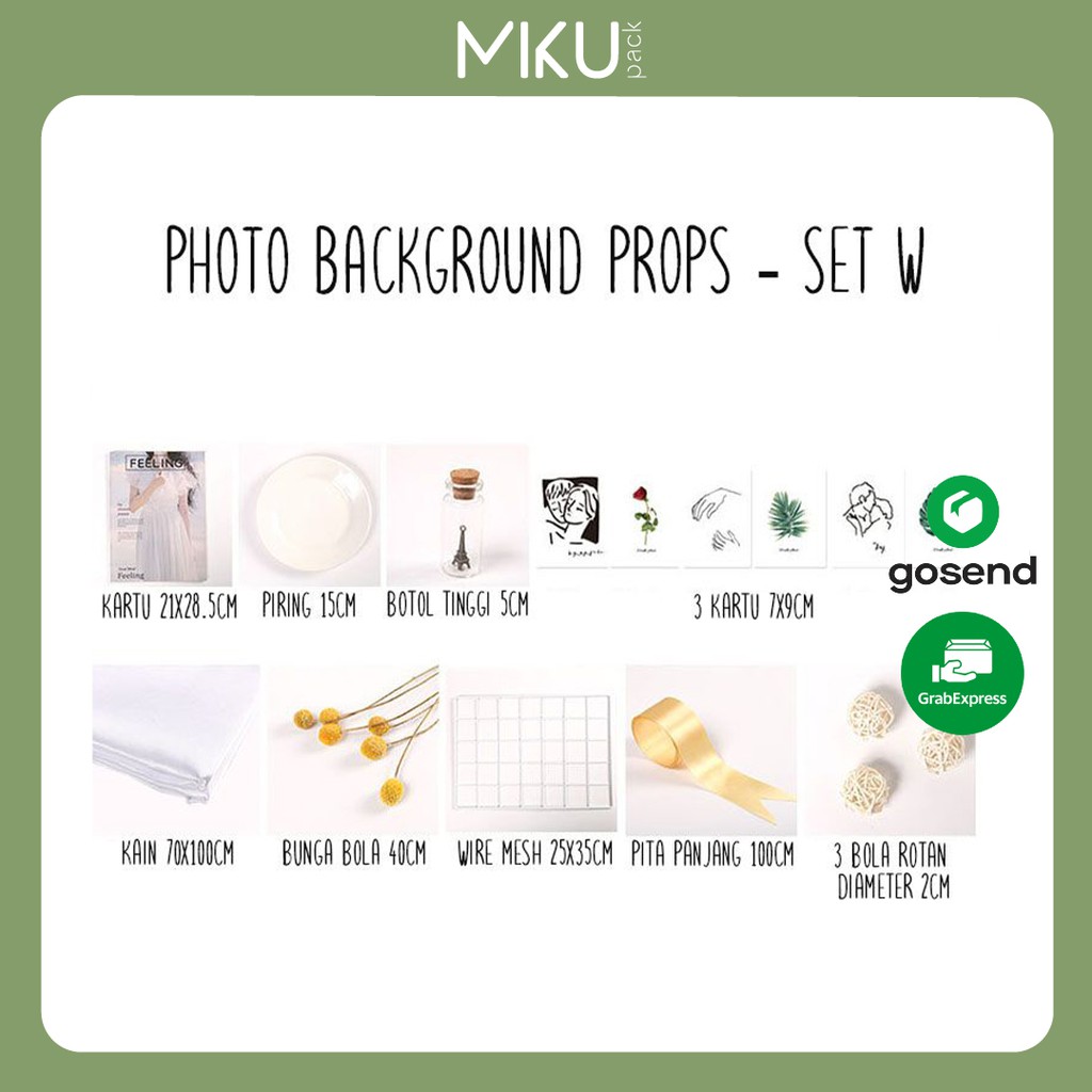 BACKGROUND SET ผลิตภัณฑ์ PHOTO BASE STUDIO PHOTO PROPERTY - SET W
