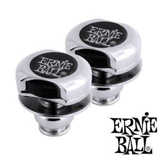 ERNIE BALL® Super Lock ตัวล็อคสายสะพายกีตาร์ / หมุดสายสะพาย 2 ตัว (Strap Button) (Chrome / P04600)