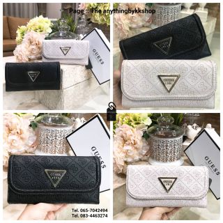 GUESS FACTORY WOMENS WALLET ((Black, Cream))