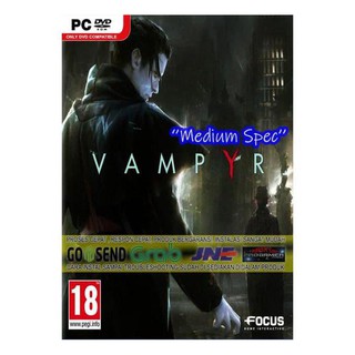 Vampyr CD DVD เกมแล็ปท็อปสําหรับเล่นเกม