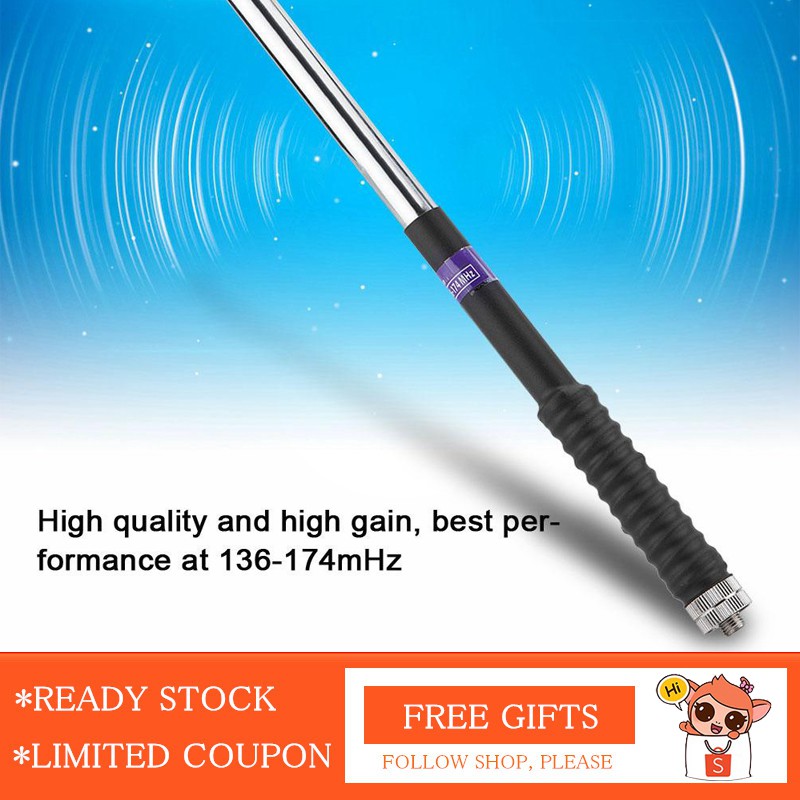 เสาอากาศยืดไสลด์หญิง 136-174เมกะเฮิรตซ์ สมา สําหรับวิทยุสองทาง