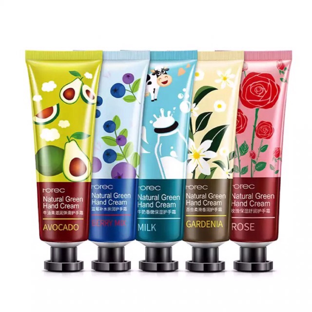 ชุดครีมบำรุงผิวมือ ROREC Hand cream ชุดรวม 5 กลิ่น