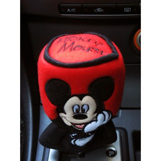 ลิขสิทธิ์แท้ มิกกี้เม้าส์ หุ้มเกียร์กระปุกรถยนต์ Mickey Mouse Manual Gear Shift Cover