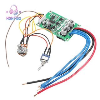 DC 12V-36V 200W 500W High Power Brushless Motor Controller Driver Board Assembled No Hall with Resistance Adjustment