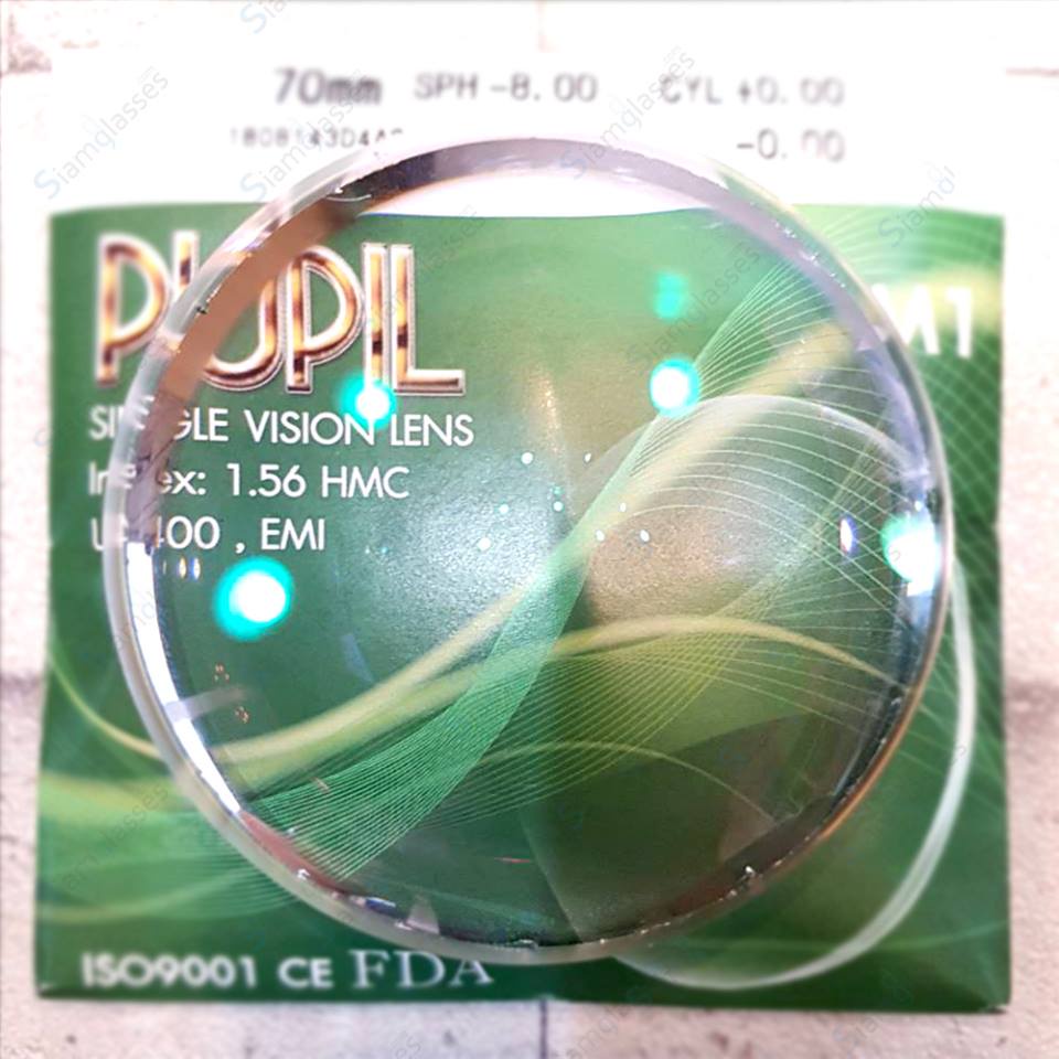 ตัดเลนส์สายตา มัลติโค็ต Multicoat ใส ตัดแสงสะท้อน กันรอยขีดข่วน UV400 (Index1.56)