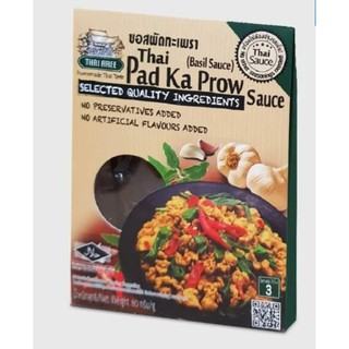 ไทยอารีย์ ซอสผัดกระเพรา 80 กรัมThai Aree Pad Thai Pad Ka Prow Basil Sauce 80g.อาหาร  เครื่องปรุง ซอสปรุงรส