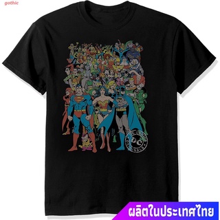 เสื้อยืดยอดนิยม DC Comics Mens Dc Characters Original Universe T-Shirt Mens Womens T-shirts