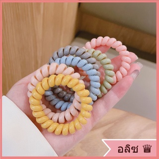 ยางรัดผม แบบไร้รอยต่อ สีครีม สไตล์เกาหลี สําหรับมัดผมหางม้า dây buộc tóc nữ  dây buộc tóc xinh