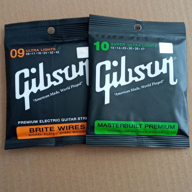 สายชุดGibsonไฟฟ้า 009 / สายชุดGibsonโปร่ง 010