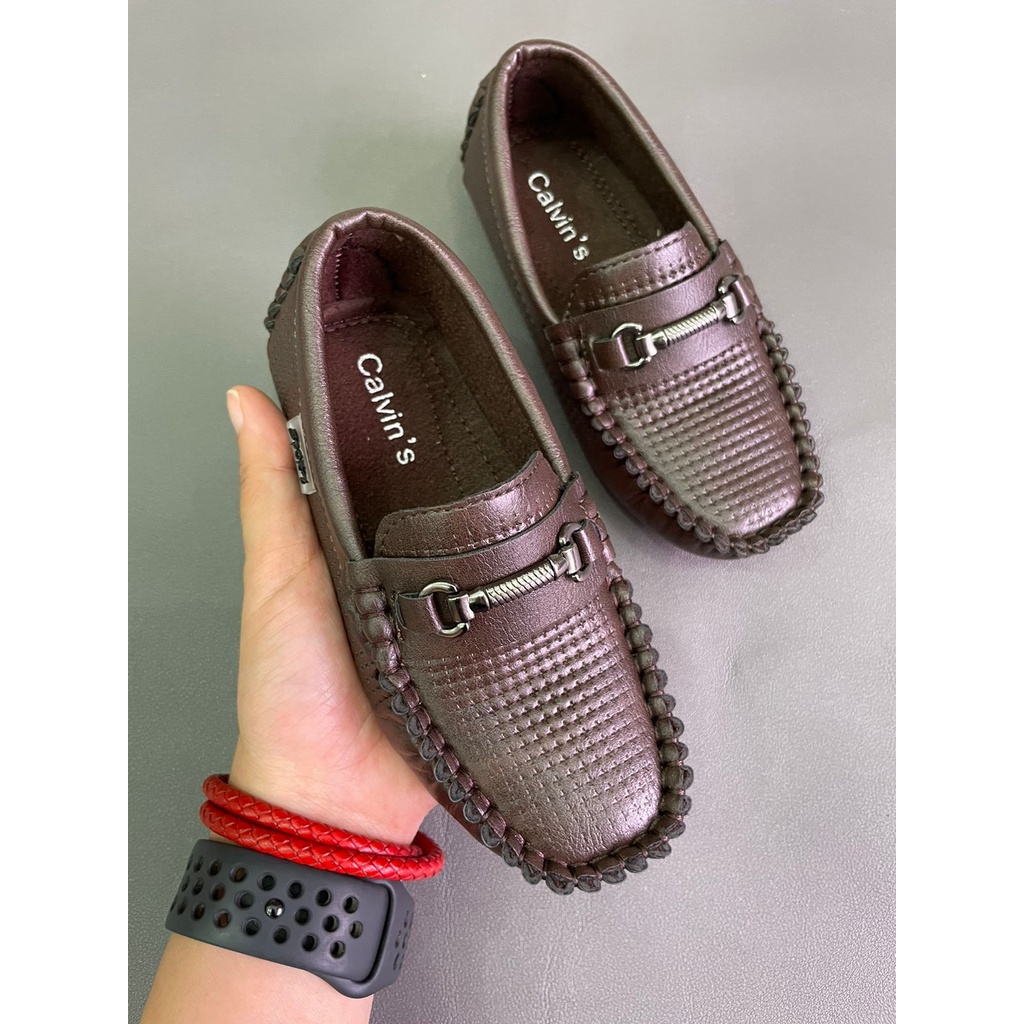 รองเท้าโลฟเฟอร์เด็กผู้ชาย Obviate