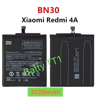 แบตเตอรี่ Xiaomi Redmi 4A BN30 3120mAh ประกัน 3 เดือน