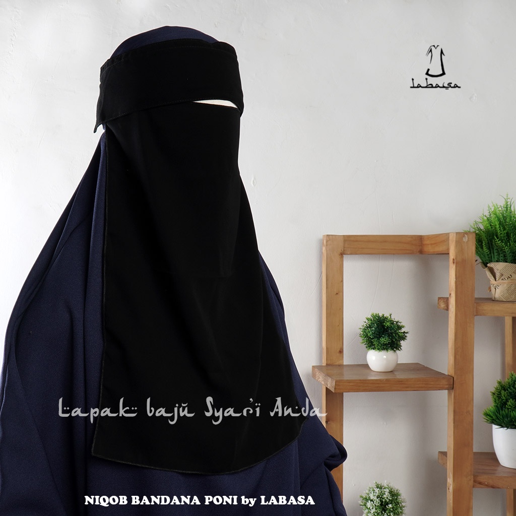 Niqab Niqab Bandana Fringe (Hidden Eyes) Wolfis LABASA Original |