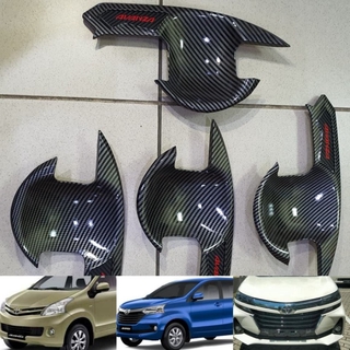 ใหม่ มือจับชามคาร์บอน สําหรับ toyota all new avanza daihatsu all new xenia 2012 To 2021 2020 2019 2018 2017 2016 2015 2014 2013