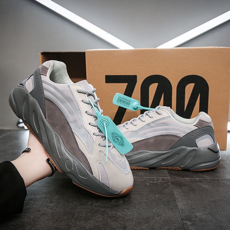 Coconut Shoes 700v2 รองเท้ากีฬาลําลอง พื้นหนา ระบายอากาศ สีเทา สีเทา ...