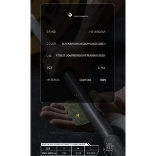FITTERGEAR : FIT FOUR POWER ถุงมือฟิตเนส แบบสวมสี่นิ้ว ปกป้องฝ่ามือ กันมือแตกด้าน