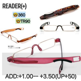 TR145-6 TR90 แว่นตาสายตายาว  แว่นตาอ่านหนังสือ ขาหมุน 360องศา พับได้ แว่นหมุน แว่นตาพับ