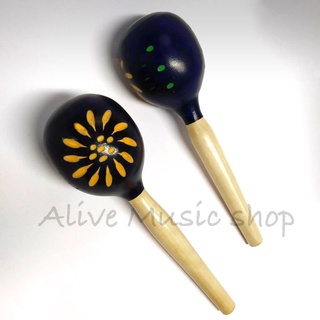 Maracas มาราคัสใหญ่ด้ามไม้จับ