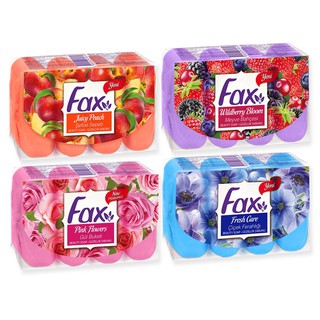 สบู่ก้อน แฟกซ์ บิวตี้ 70 กรัม แพ็ค 4 ก้อน FAX BEAUTY SOAP BAR 70G PACK 4PCS มี 4 กลื่น