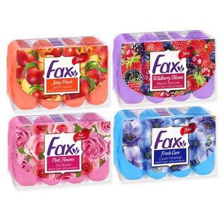 สบู่ก้อน แฟกซ์ บิวตี้ 70 กรัม แพ็ค 4 ก้อน FAX BEAUTY SOAP BAR 70G PACK 4PCS มี 4 กลื่น